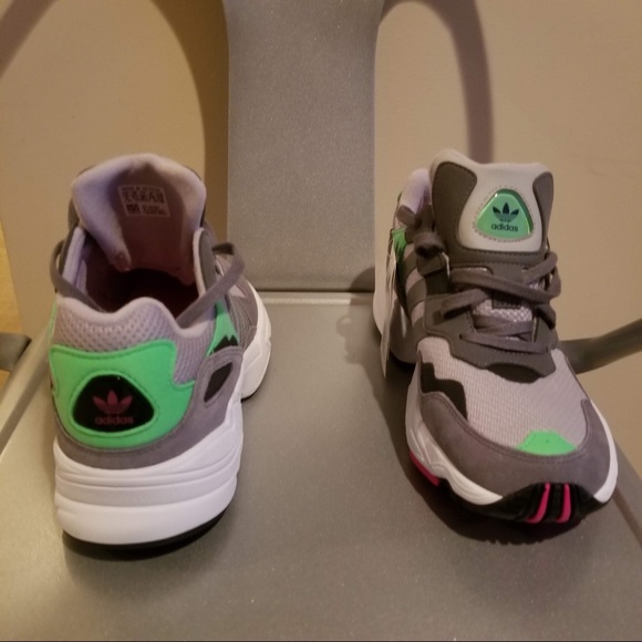 Adidas Originals Yung-96 Grey/Mint Size 6 - Picture 1 of 6